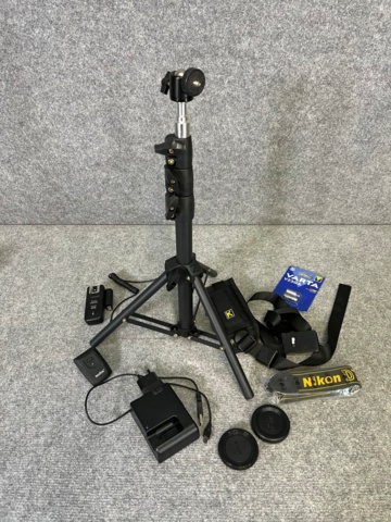 869531-21 Camera kit 'Nikon', Camera housing, lens, flash & accessories + drone
