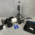 869531-1 Camera kit 'Nikon', Camera housing, lens, flash & accessories + drone