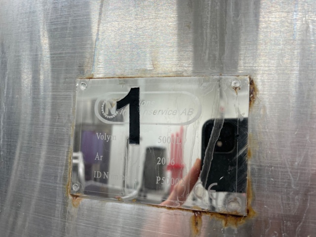 972682-2 Tank 5000 liter dubbelmantlad - 2016