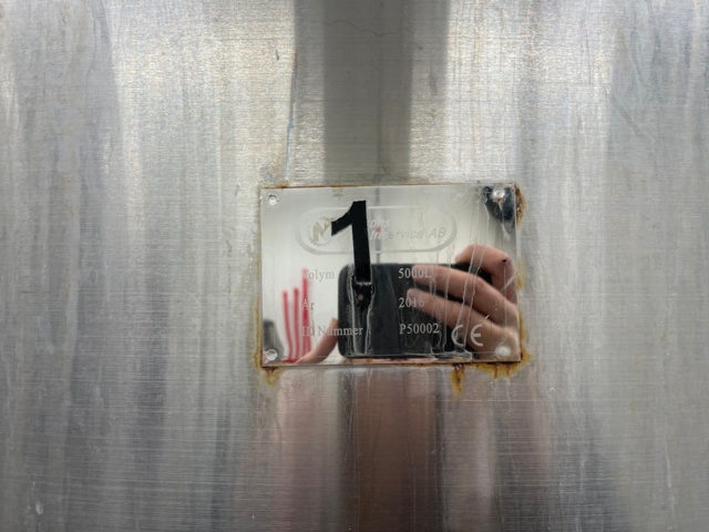 972682-3 Tank 5000 liter dubbelmantlad - 2016