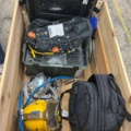 931811-3 Heavy diving system with helmets, surface panel, tubes, vests, hose etc