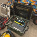 931811-15 Heavy diving system with helmets, surface panel, tubes, vests, hose etc