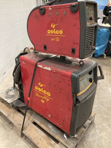 983074-5 Welding Selco Unistep 412 with feeder Selco WF106 inc a spare parts machine