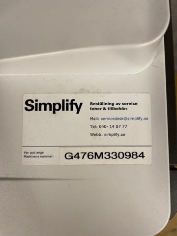 944890-5 Copier Ricoh MP C2011