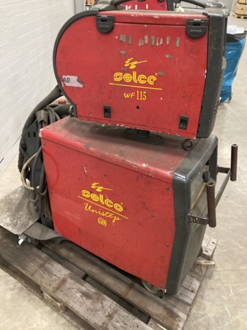 983077-5 Welding Selco Unistep 412 with feeder Selco WF106 inc a spare parts machine