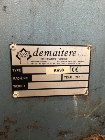982531-7 Planting machine Demtec kv98 -2002