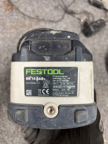 814911-7 Diamond grinder Festool RG 130 E and construction radio