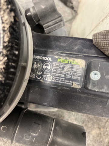 814911-4 Diamond grinder Festool RG 130 E and construction radio