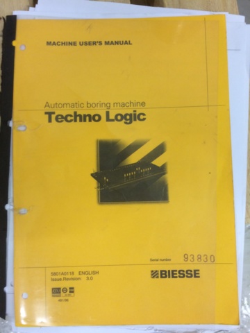 983699-4 Biesse Techno Logic Drill