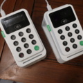 954360-3 2 card readers, iZettle and barcode reader