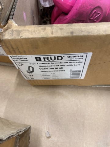 983104-8 5 lifting eyes RUD VLBG 20Ton M48