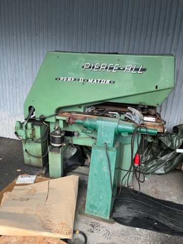 984580-1 Punching machine Pierce-All Perf-D-Mator