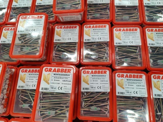 984520-3 Approx. 7400 pcs Mounting screw Grabber 4.8x70 mm