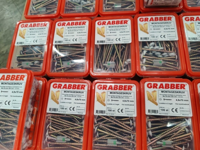 984520-4 Approx. 7400 pcs Mounting screw Grabber 4.8x70 mm