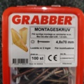 984520-6 Approx. 7400 pcs Mounting screw Grabber 4.8x70 mm