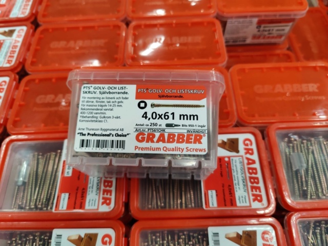 984521-5 Approx. 44,000 pcs. Grabber strip and floor screw 4.0x61 mm