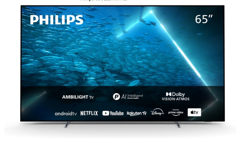 981635-2 65" 4K OLED Ambilight TV Philips 65OLED707/12