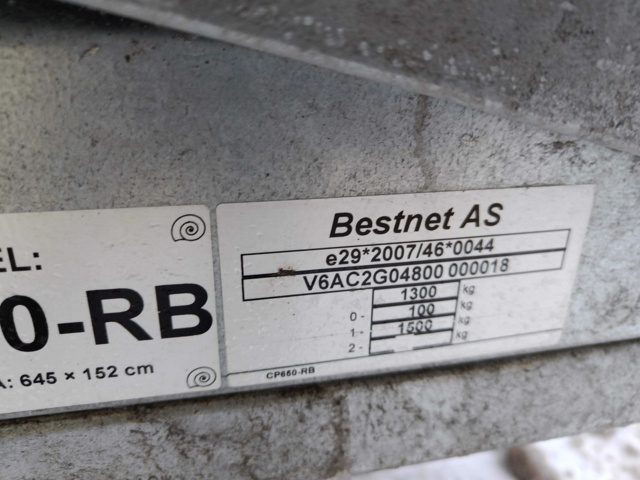 928751-22 Trailer Tiki CP650-RB -2016