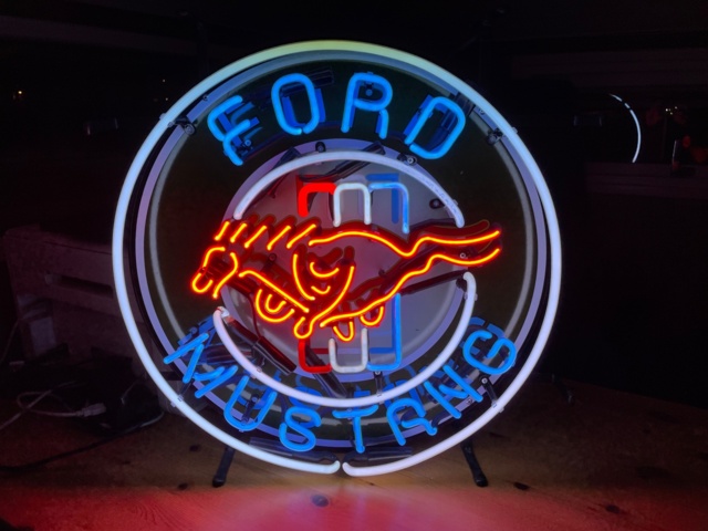 985113-2 New Ford Mustang neon sign