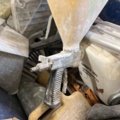 921846-6 Tippcontainer på hjul samt diverse verktyg