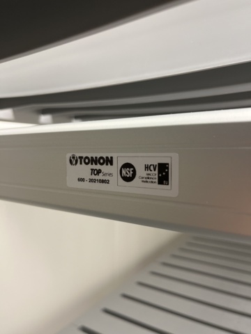 921081-4 Modular shelves x2 sections - Tonon Top Series