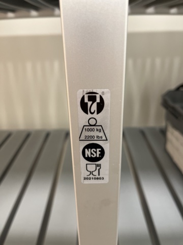 921081-5 Modular shelves x2 sections - Tonon Top Series