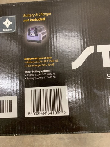 985975-3 Grass trimmer Stiga SBC 80 AE (without battery and charger)