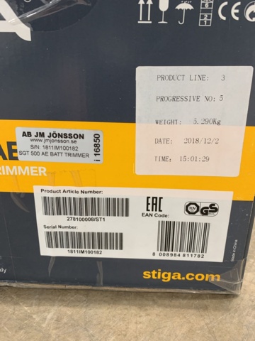 985983-4 Grass trimmer Stiga SGT 500 AE
