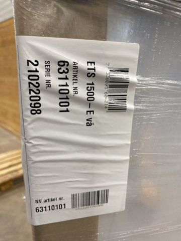 986027-4 Drying cabinet Nimo ets 1500E left sensor controlled