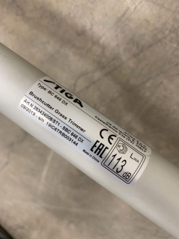 986014-13 Clearing saw Stiga SBC 646 DX Display sample