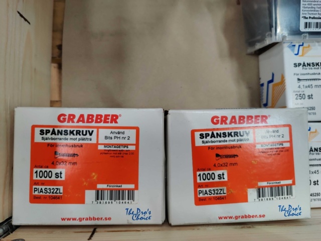 984546-2 Screw assortment Grabber, Arne Thuresson & Spax