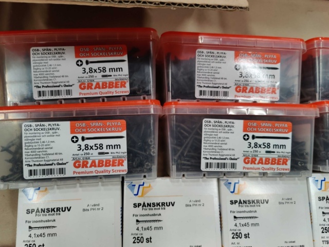 984546-4 Screw assortment Grabber, Arne Thuresson & Spax