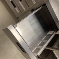 921496-8 Stainless steel cooling bench with cooling channel, drawers