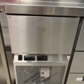 921500-10 Stainless steel refrigerator with drawers, work surface, shelves
