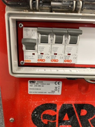 986717-2 Lighting transformer Garo 48 V 3-GR