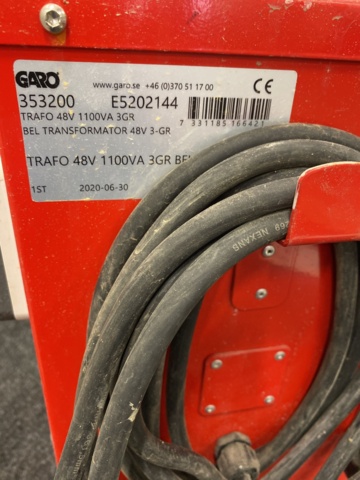 986717-4 Lighting transformer Garo 48 V 3-GR