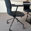 923153-5 Table, terrazzo and 7 chairs, Fogia