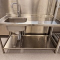 987220-1 Stainless steel sink with mixer tap