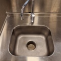 987220-3 Stainless steel sink with mixer tap