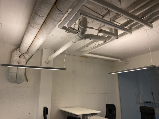 987254-4 5 ceiling lights 135cm