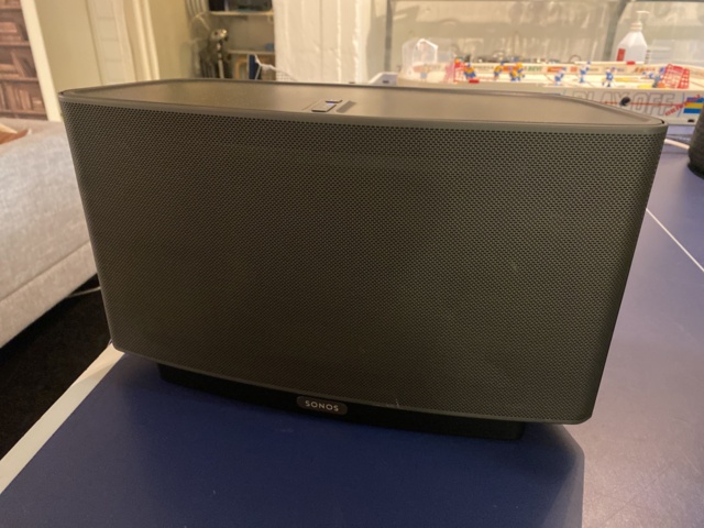 987257-2 Two Sonos speakers, Sonos 5 Play and Sonos IKEA