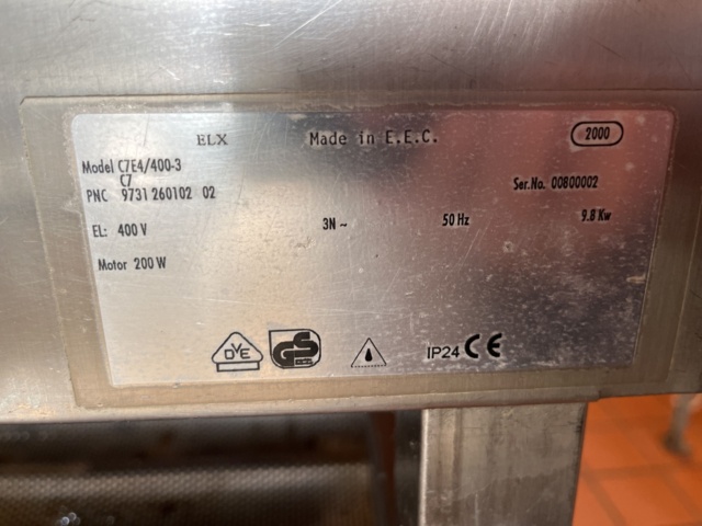 744969-7 Electrolux restaurant oven C7E4/400