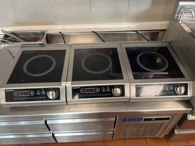 744975-1 Induktionsplattor GGM Gastro 3 stycken