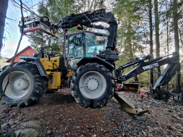 940108-9 Backhoe loader Huddig 1160, 1999