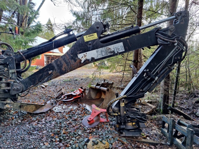 940108-13 Backhoe loader Huddig 1160, 1999