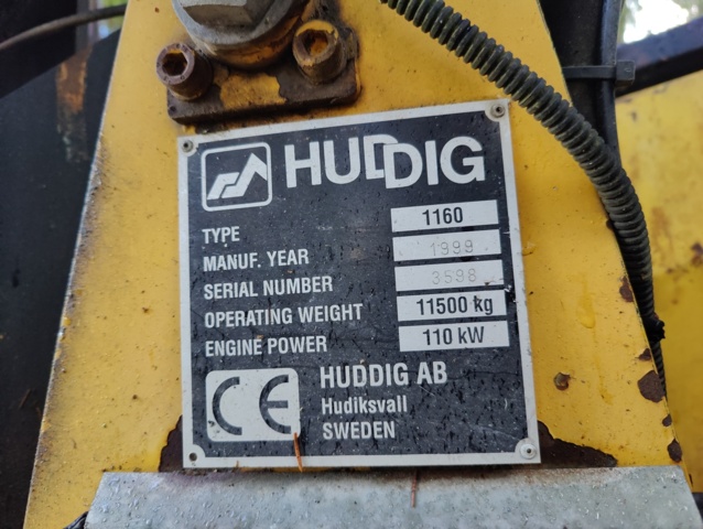 940108-54 Backhoe loader Huddig 1160, 1999
