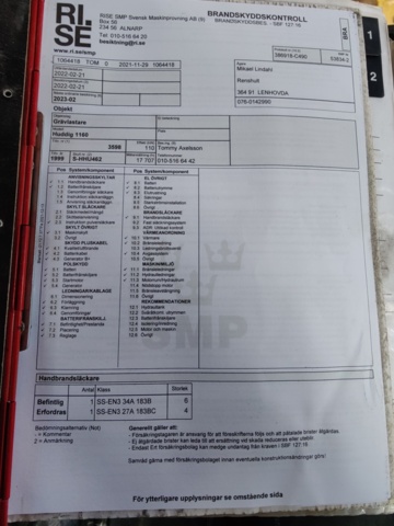 940108-100 Backhoe loader Huddig 1160, 1999