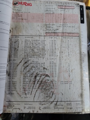 940108-103 Backhoe loader Huddig 1160, 1999