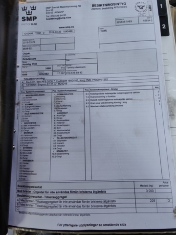 940108-105 Backhoe loader Huddig 1160, 1999