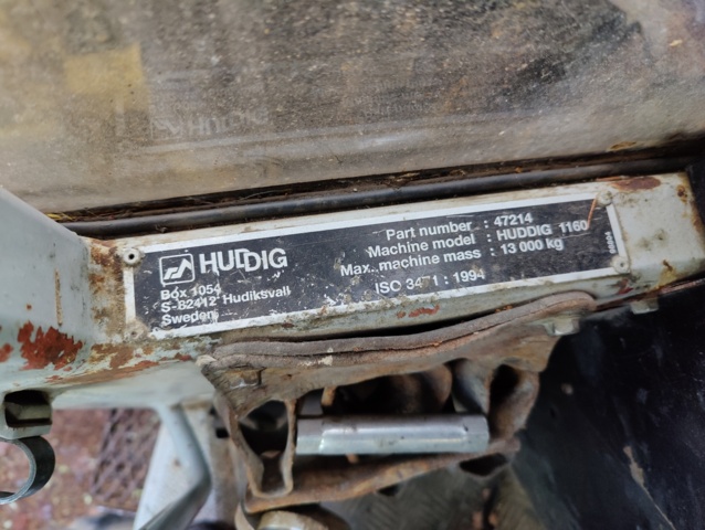 940108-108 Backhoe loader Huddig 1160, 1999